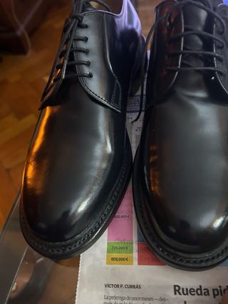 Zapatos Sebago de cordones negros