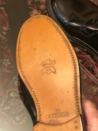 Zapatos Sebago de cordones negros