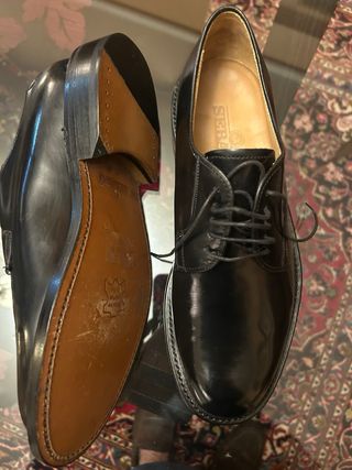 Zapatos Sebago de cordones negros