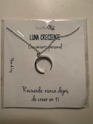 Collar Luna Creciente Plata