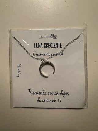 Collar Luna Creciente Plata