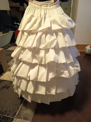 Cancán Fallera Blanco