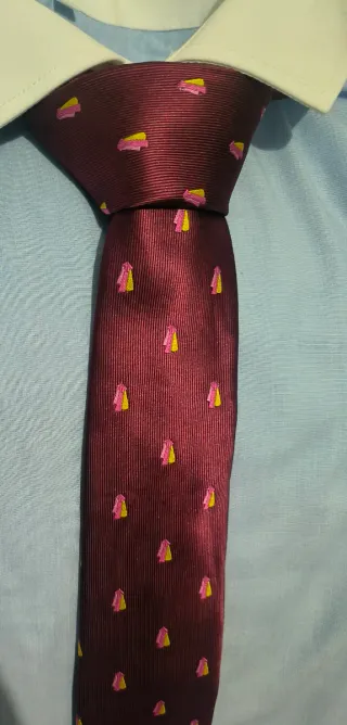 Corbata Capote Torero burdeos