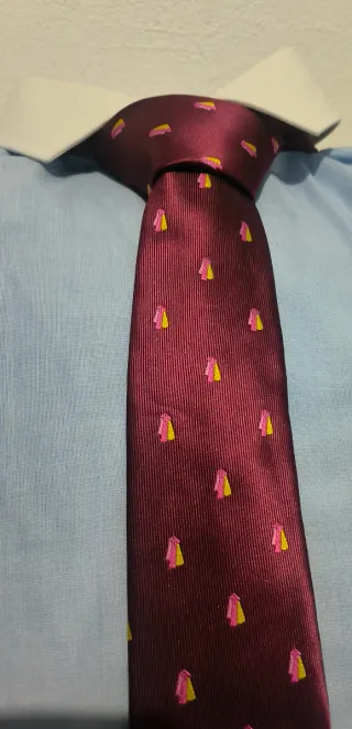 Corbata Capote Torero burdeos