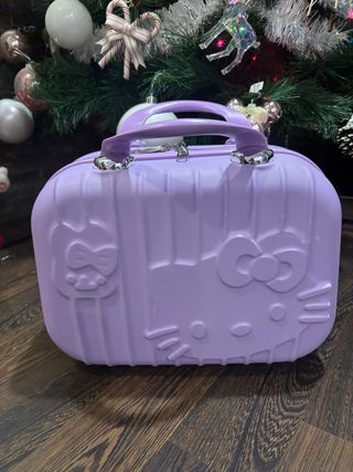 Neceser Maleta Hello Kitty Morado