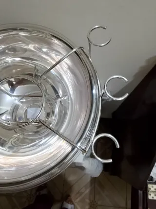 Porta Champagne placcato argento nuovo!!