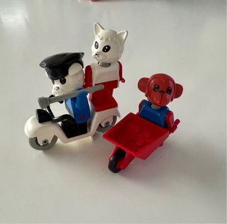 Lego Fabuland Vintage - 3 Personaggi