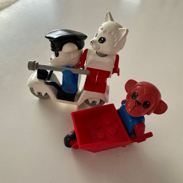 Lego Fabuland Vintage - 3 Personaggi