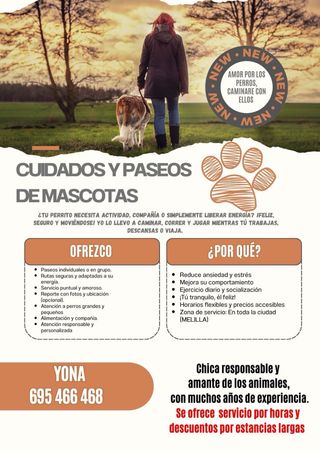 Servicio de Paseos y Cuidados para Mascotas