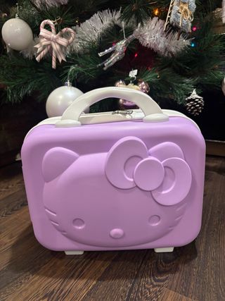 Neceser Maleta Hello Kitty Morado