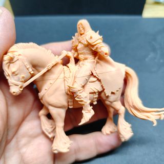 FIGURA FANTASIA CABALLERO OSCURO A CABALLO