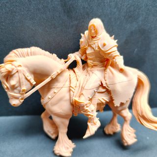 FIGURA FANTASIA CABALLERO OSCURO A CABALLO