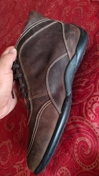 Botín de Piel Samsonite Marrón Talla 43