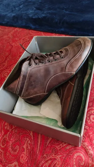 Botín de Piel Samsonite Marrón Talla 43