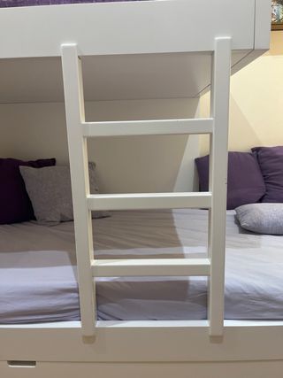 Litera 3 camas con cajones y armario