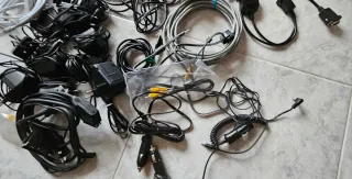 Set cavi tecnologia vintage