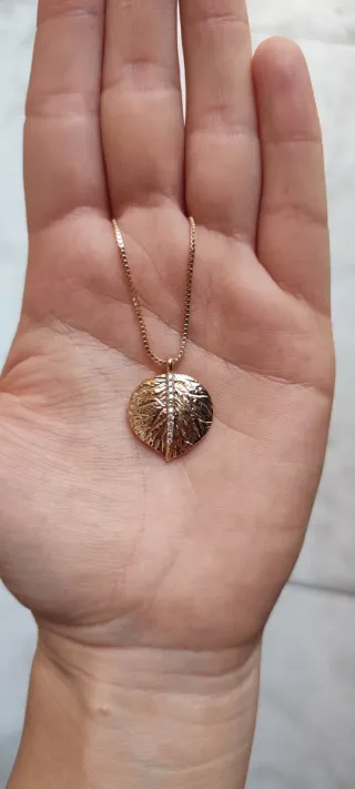 3 joyas por 15€.Collar chapado en oro