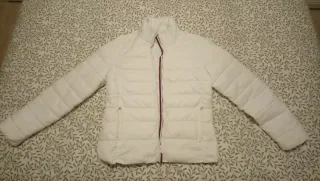 Chaqueta plumífero ligero blanca