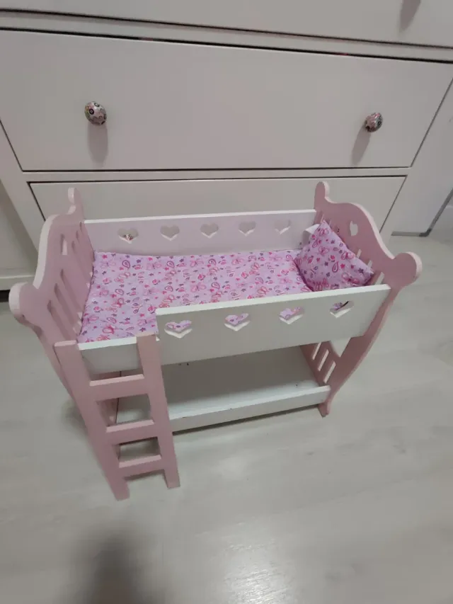 Berço litera para bonecas