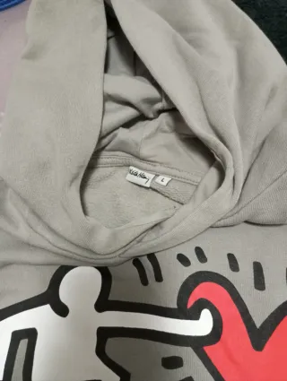 Felpa Keith Haring Grigia Taglia L