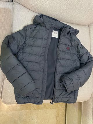 Plumífero Scalpers niño gris talla 10