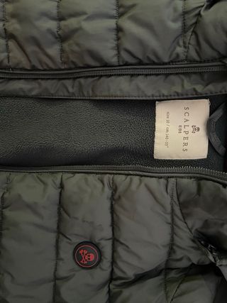 Plumífero Scalpers niño gris talla 10