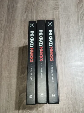 Lote de tres libros The crazy haacks