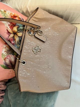 Bolso Guess Original Beige/Rosa