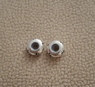 Separadores de plata para pulseras