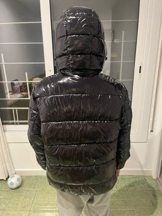 Anorak Negro Estilo Moncler Talla S