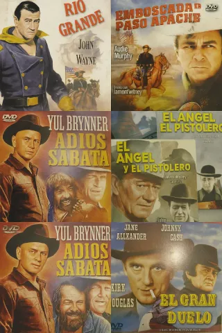 Lote 12 Películas DVD Viejo Oeste Español
