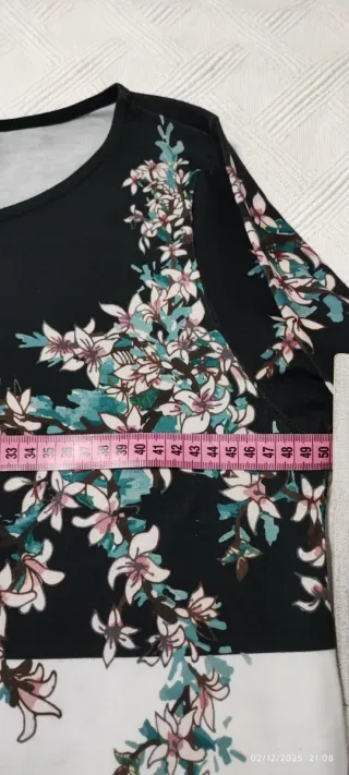 Camiseta Festa Mujer Estampado Floral. Talla 48