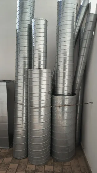 Piezas tubo chapa galvanizada