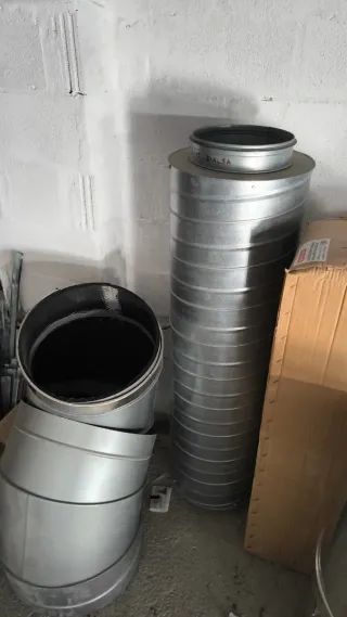 Piezas tubo chapa galvanizada