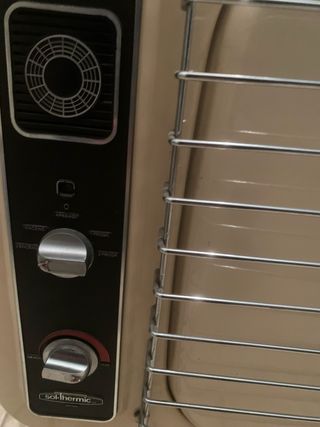 Radiador Eléctrico Doble Beige 750/1500W