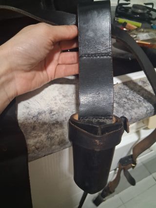 Tahali portabayonas de cuero