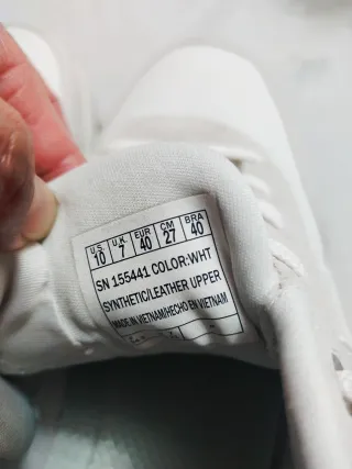 Zapatillas Mujer Talla 40-41 Blancas