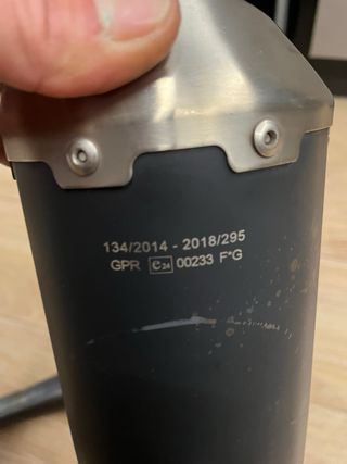 Escape completo GPR Zontes 350