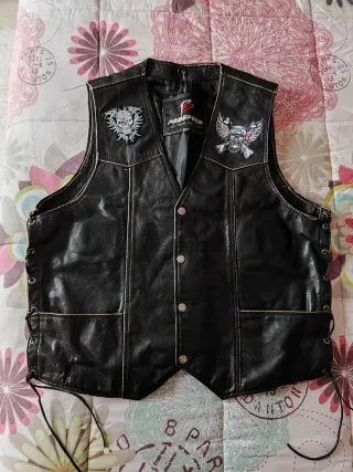 Chaleco de cuero PROSPEED Talla XXL