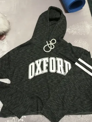 Felpa leggera corta Oxford