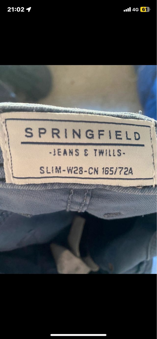 Pantaloni Springfield Blu