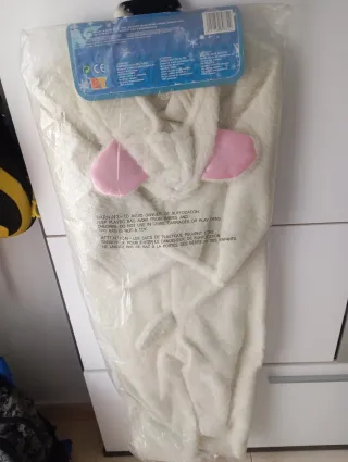 Disfraz Oveja Blanca Navidad Talla 2-4 años