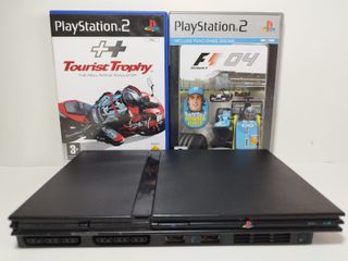 Consola PlayStation 2 Negra + 2 Juegos