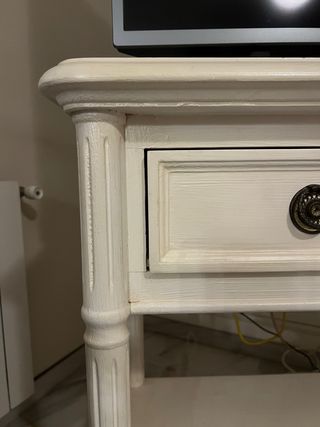 Consola de madera - Maison du Monde - marfil