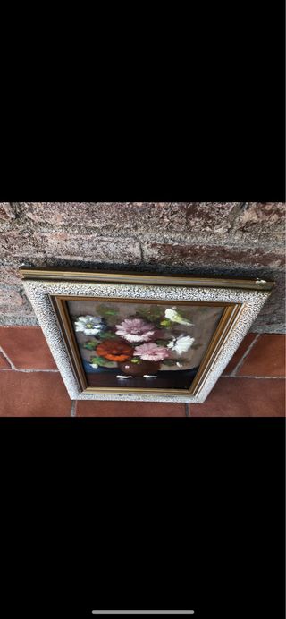 Cuadro antiguo pintado al óleo