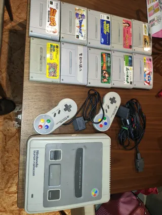 Consola Super Famicom one chip + 10 Juegos