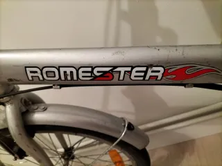 Bicicleta Plegable Romester Plata