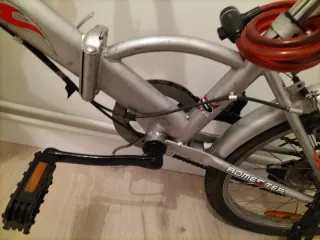 Bicicleta Plegable Romester Plata