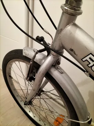 Bicicleta Plegable Romester Plata