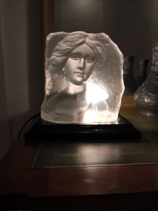 Lámpara mesa Art Nouveau